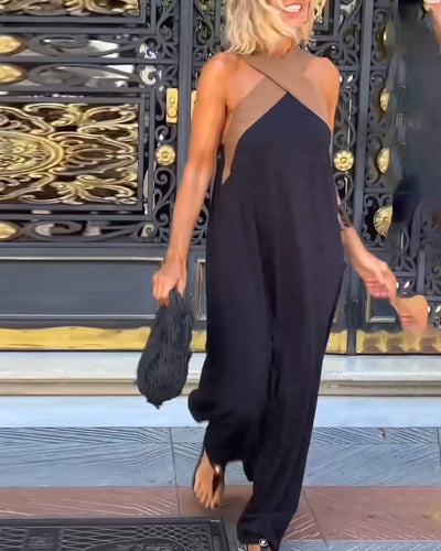 Anne | Elegant dress with crossover neckline