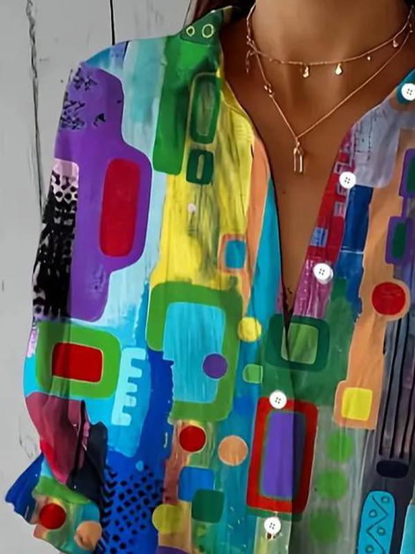 Mila Sophisticated Button-Up Shirt