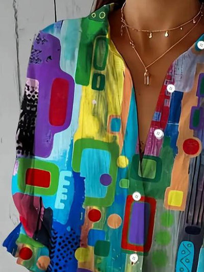 Mila Sophisticated Button-Up Shirt