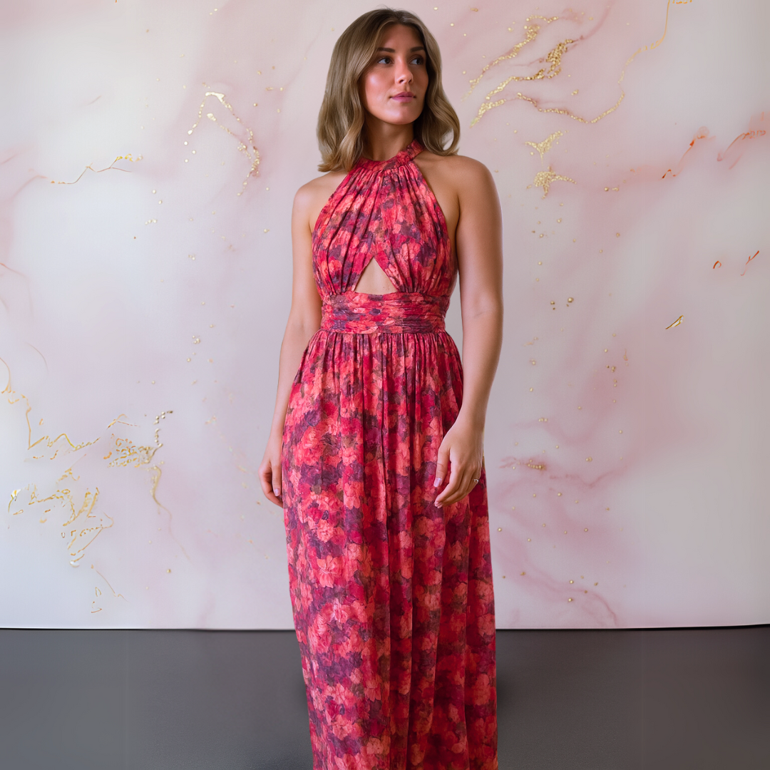 Vera | Elegant Dress with Floral Print that Celebrates Feminine Grace