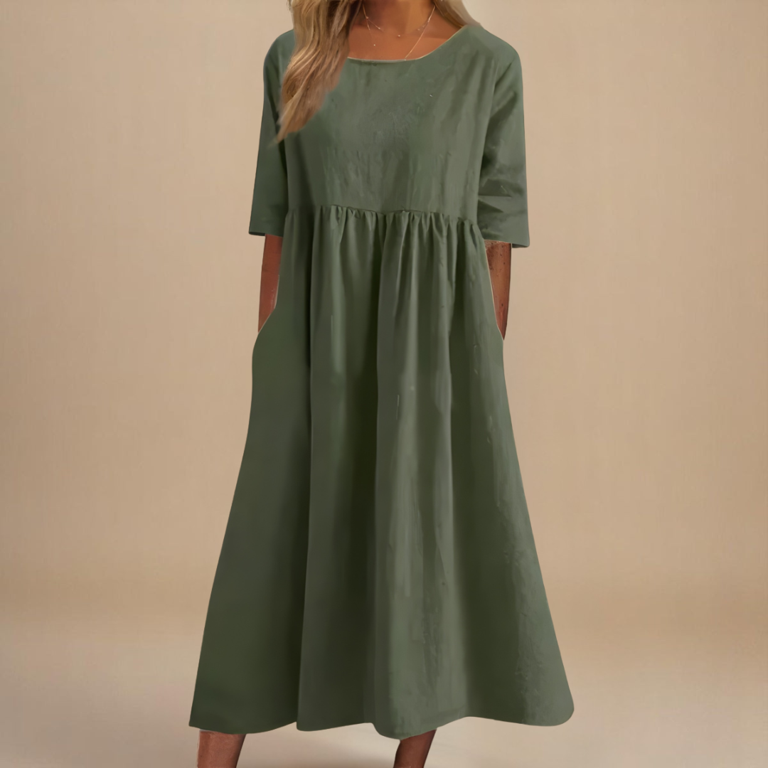 Leviana™ | Flattering Cotton Dress