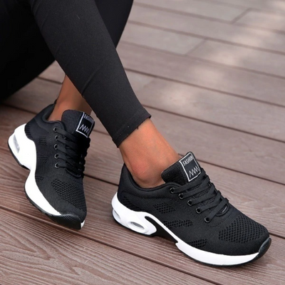 Women's Walking Shoes - Lightweight Cushioned Sneakers for All-Day Comfort