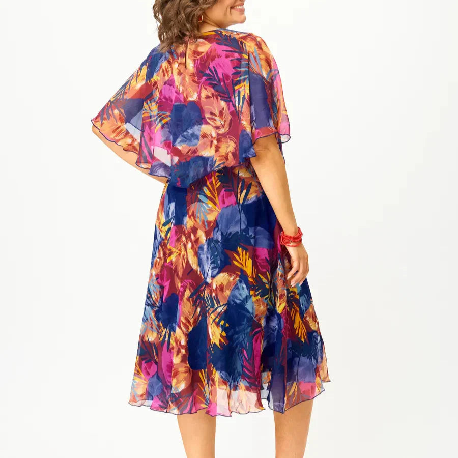 AYALA | COMFORTABLE CHIFFON DRESS IN PLUS SIZES