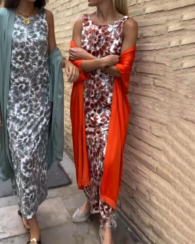 Chloé | Elegant Two-Piece Vintage Print Outfit