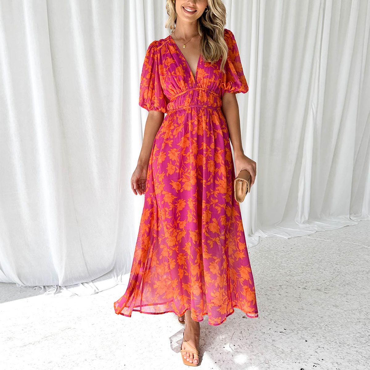 Clara | Spring Maxi Dress