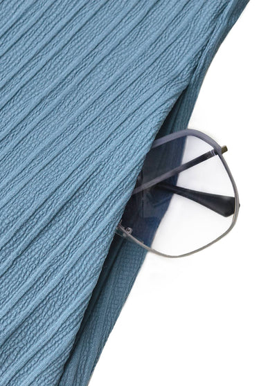 Zoe Dark Camel Fake 2in1 Tribal Print A Line Dress