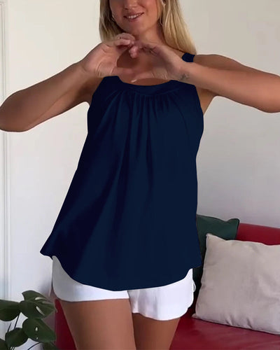 Séverina | Pleated Strapless Top in Solid Colour