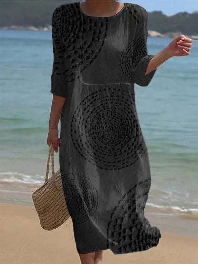 Mira Punto | Summer Dress with Delicate Texture