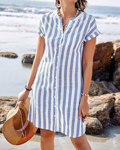 Leviana™ | Elegant Shirt Dress