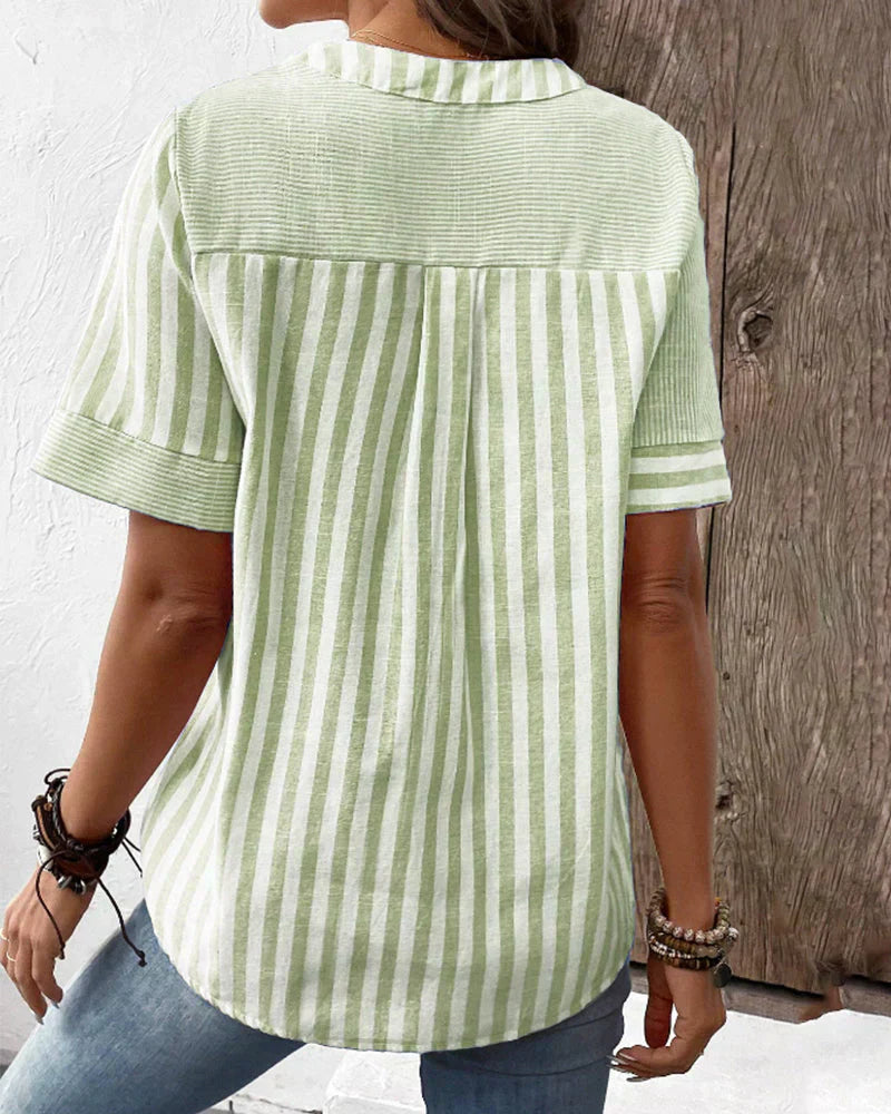 Ariana | Casual Striped Top