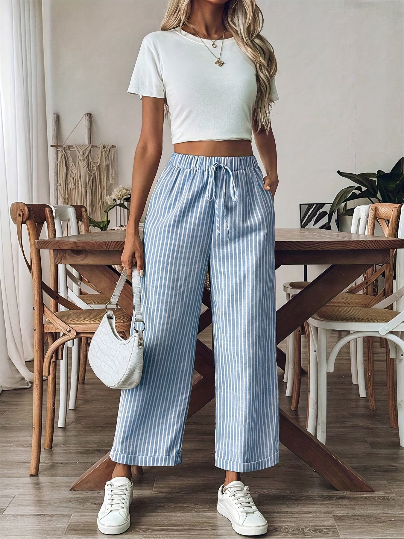 Leona Striped Pants