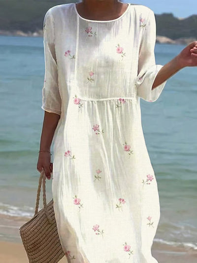 Isabelle Fiori | Lightweight Dress with Delicate Floral Print