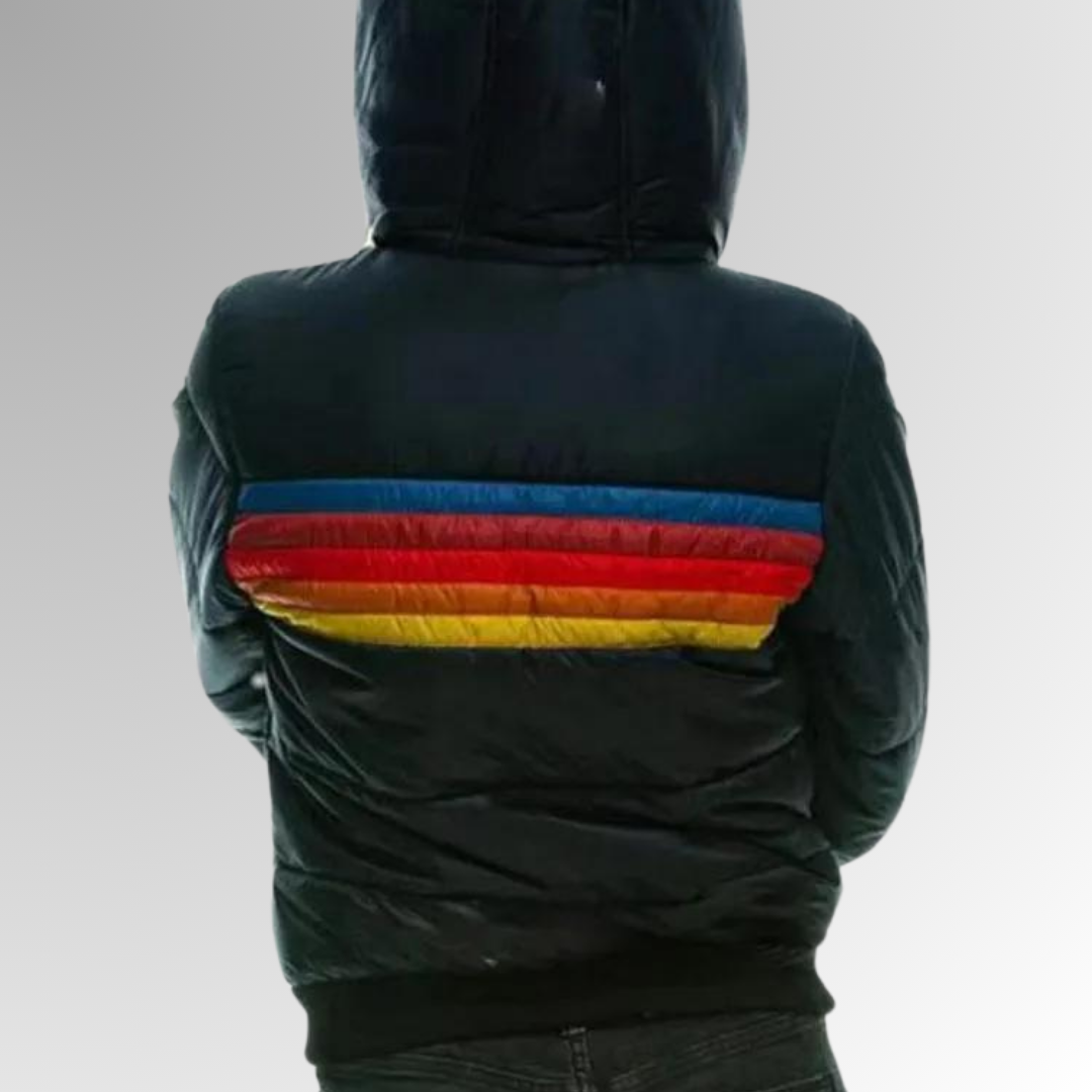 Dina Rainbow Puffer Jacket