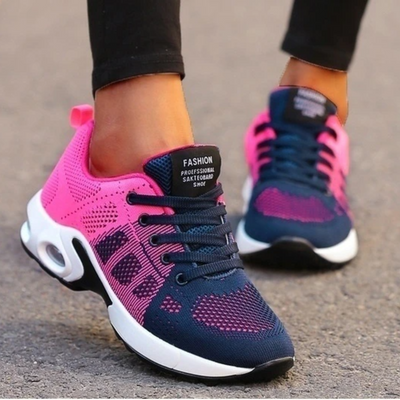 Women's Walking Shoes - Lightweight Cushioned Sneakers for All-Day Comfort