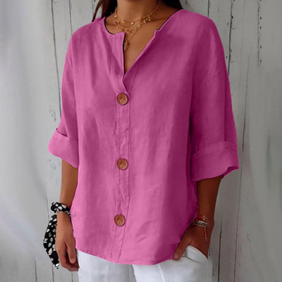 Leviana™ | Casual Linen Blouse