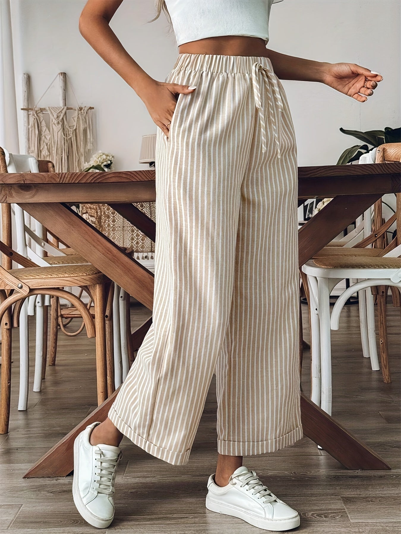 Leona Striped Pants