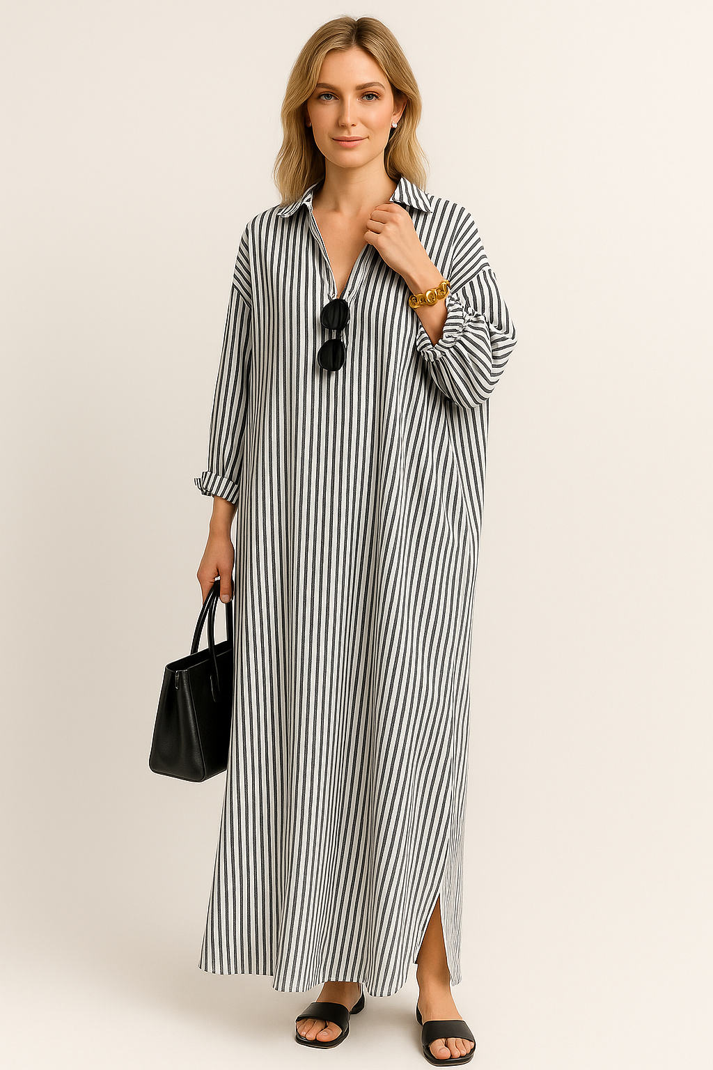 Elise | Slightly Oversized Shirt Dress