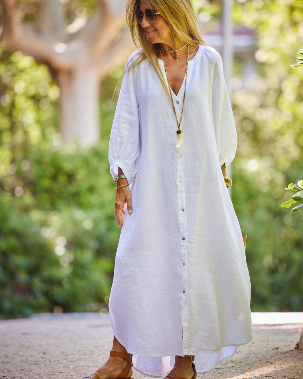Elise | Beautiful lightweight linen dress