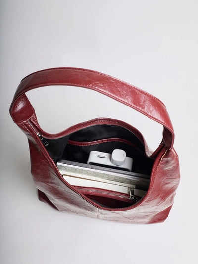 Scarlett Distressed Leather Tote