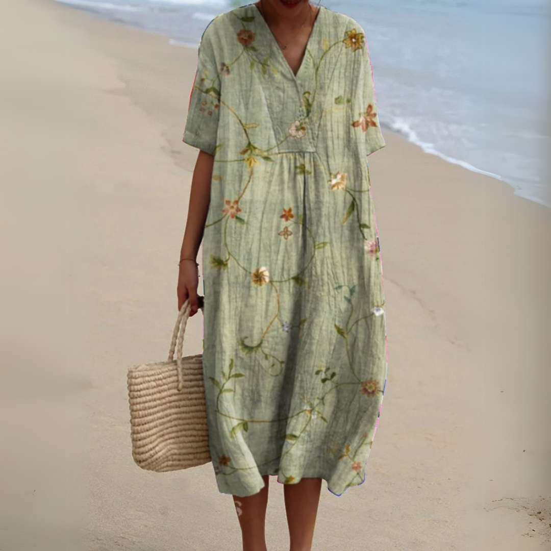 Audrey - Elegant Floral Dress