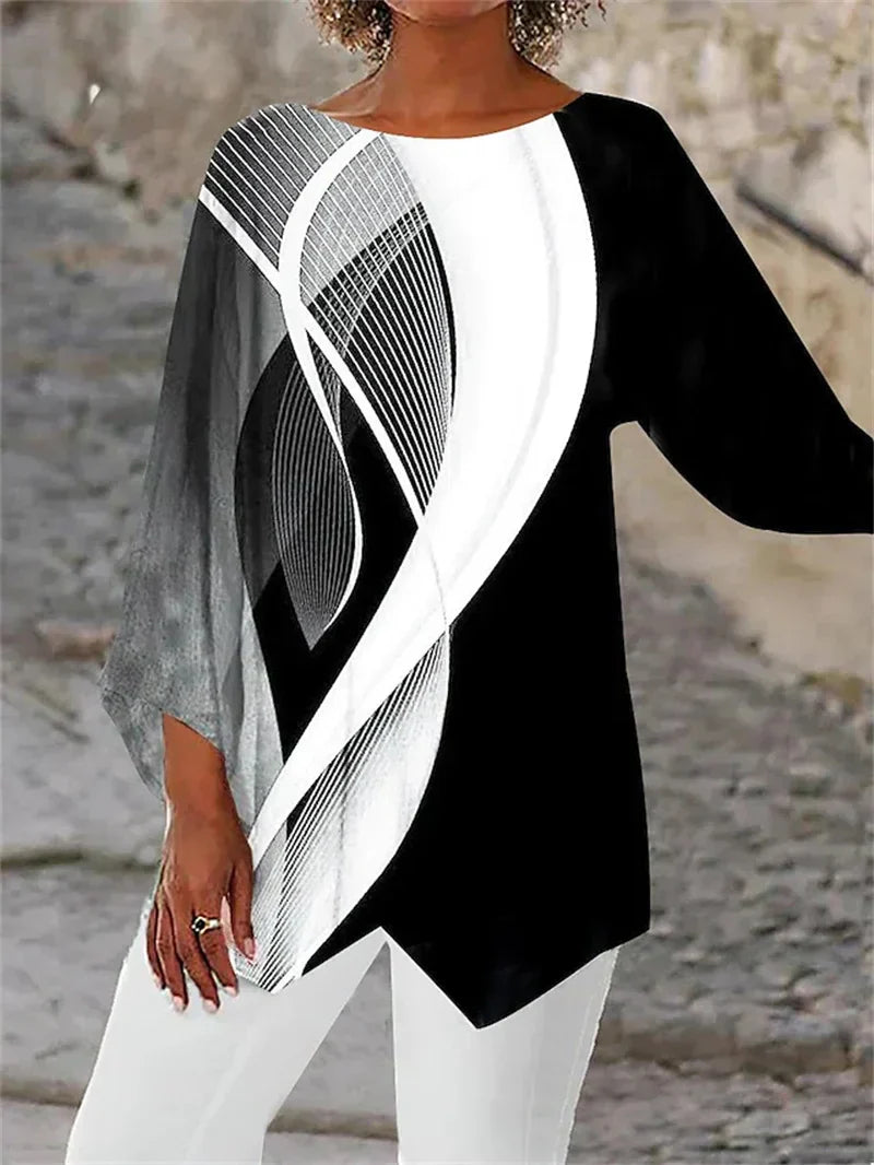 Soraya Long Sleeve Printed Shirt