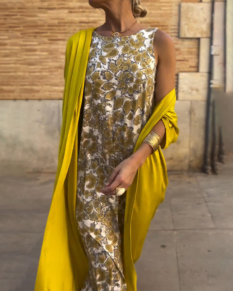 Chloé | Elegant Two-Piece Vintage Print Outfit