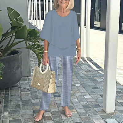 Genevieve | Stylish Trendy Print Two-Piece Set