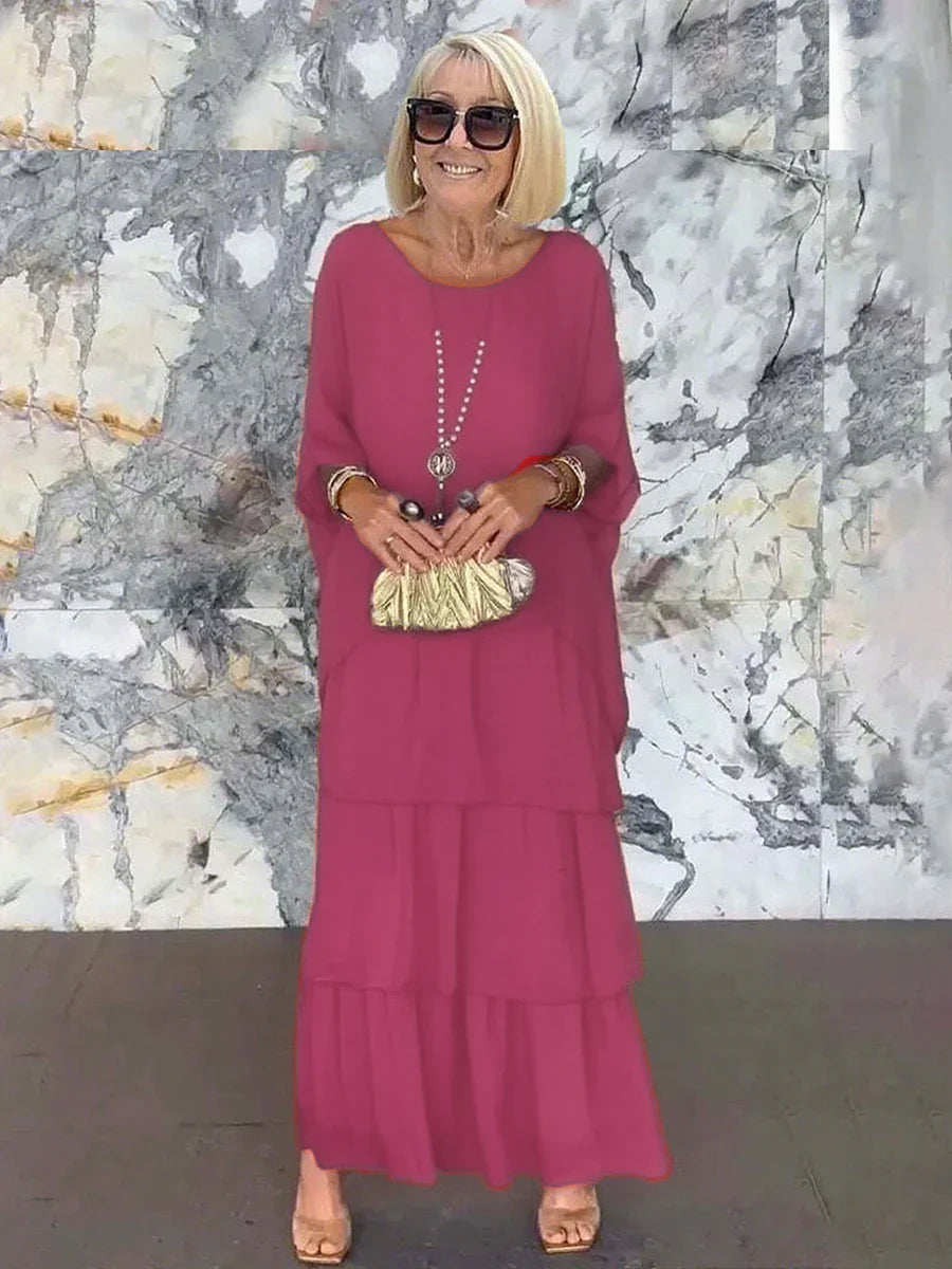 Fiona Gradient Clover Art Print Dress