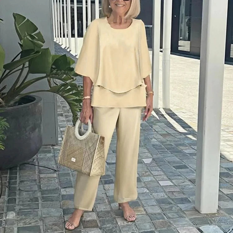 Genevieve | Stylish Trendy Print Two-Piece Set