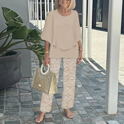 Genevieve | Stylish Trendy Print Two-Piece Set