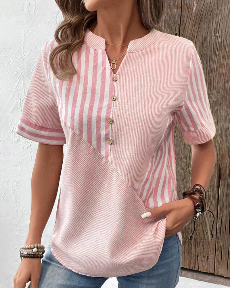 Ariana | Casual Striped Top
