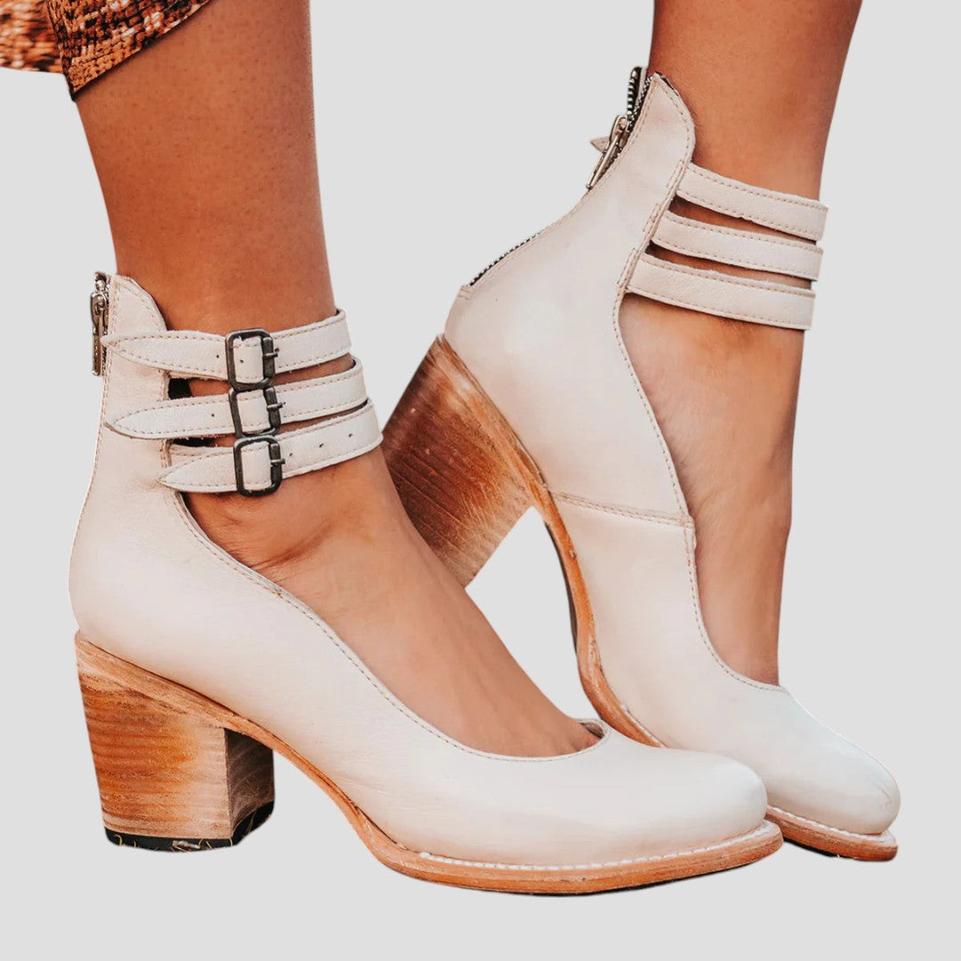 Veronica™ | Elegant High-Heeled Buckle Shoes