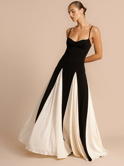 Arden Bold Block Maxi Dress