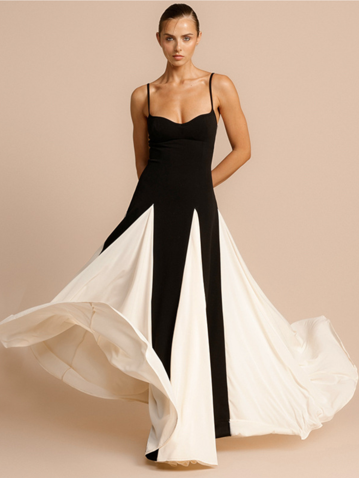 Arden Bold Block Maxi Dress