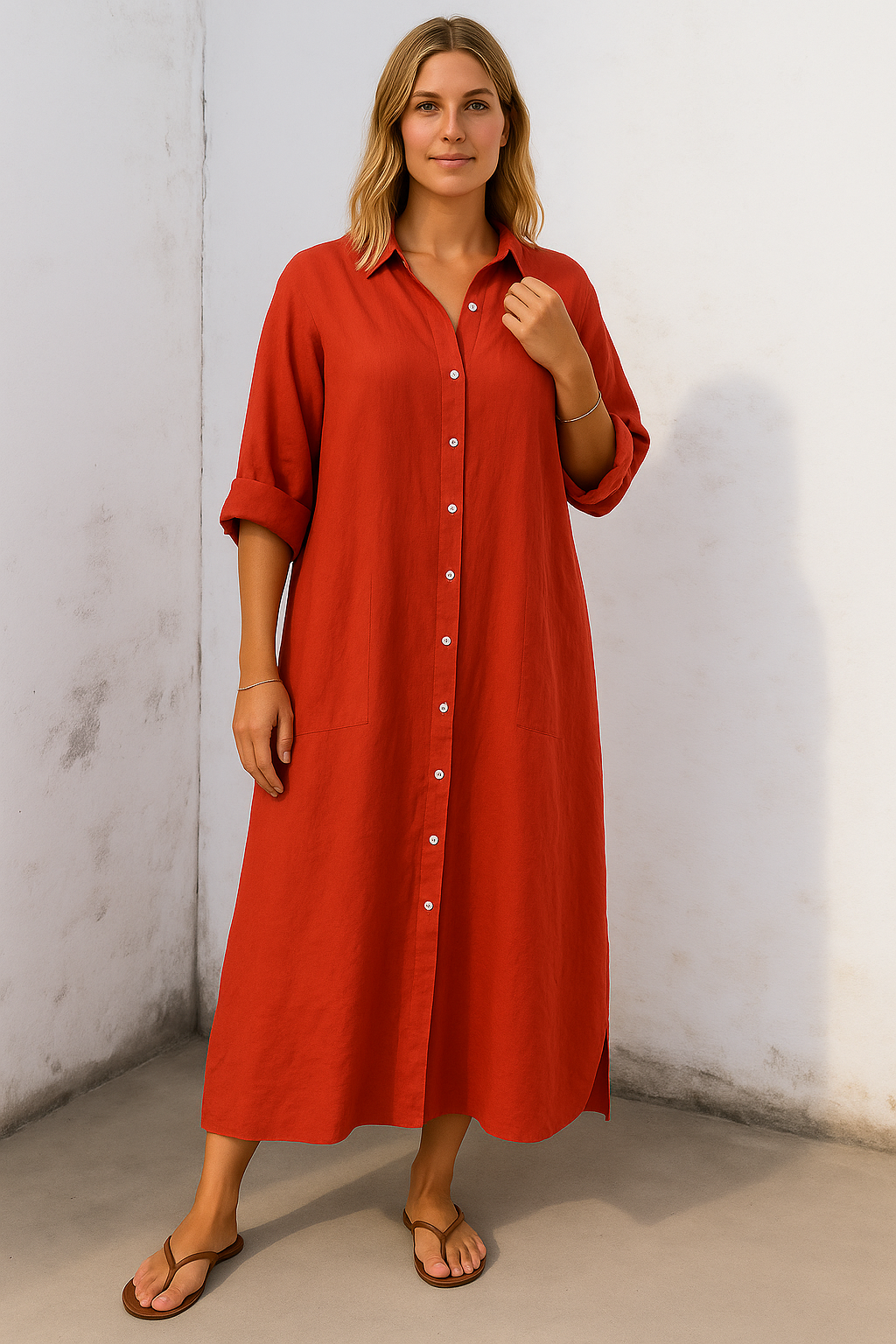 Allegra | Stylish Relaxed Shirt Dress