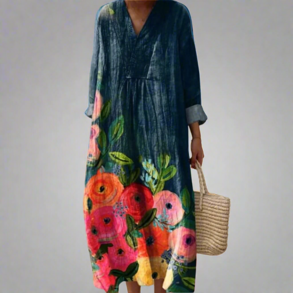 Floral Soft Summer Dress for Vibrant Style