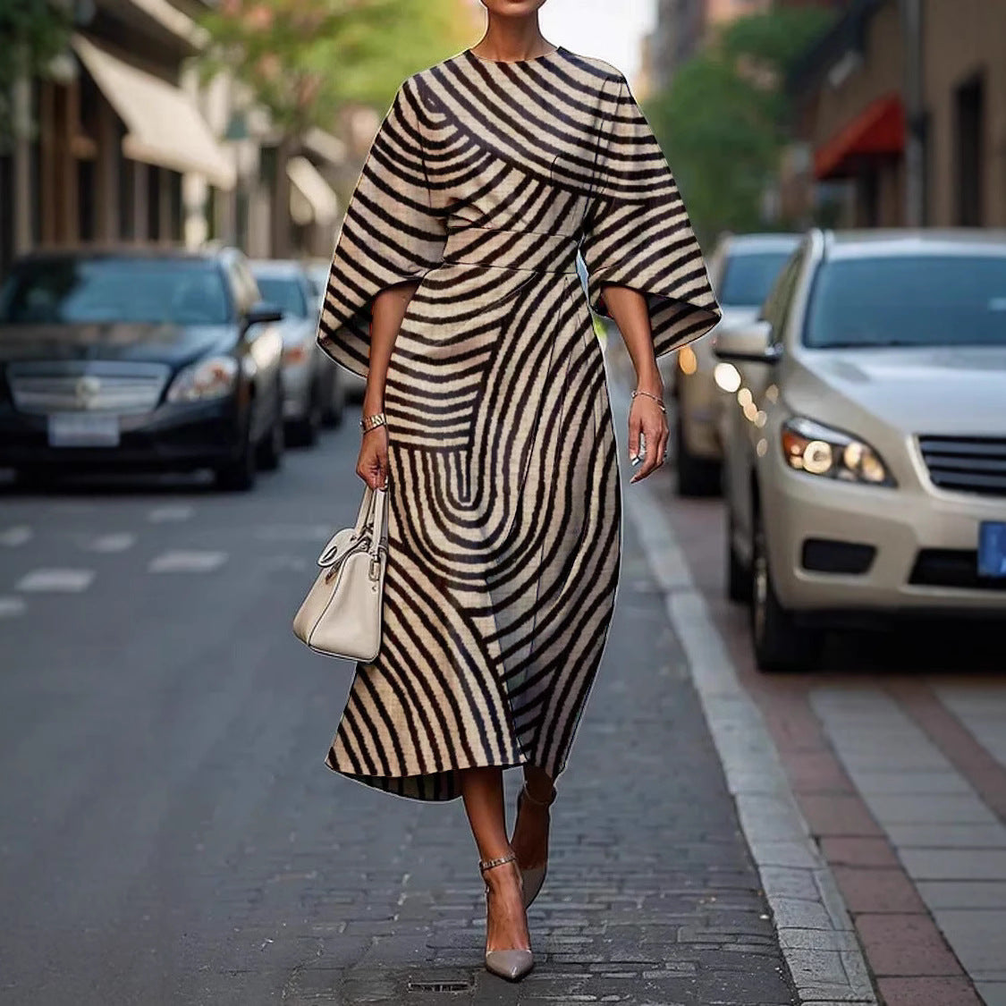 Melody | Elegant Dress with Round Neck