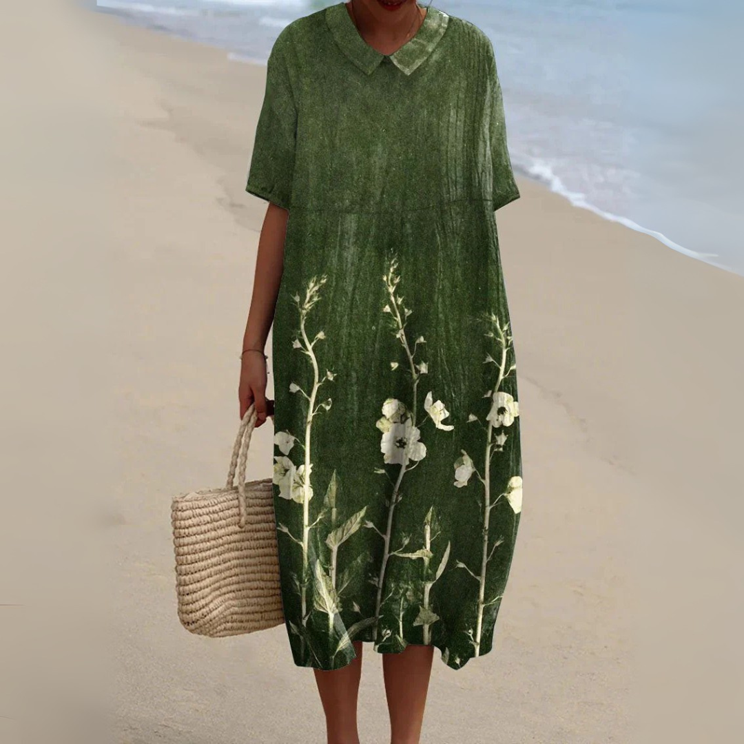 Leviana™ | Soft Floral Print Dress