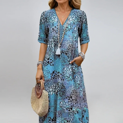 Barber Vibrant Mid Length Dress