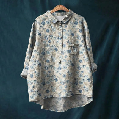 Liesa Elegant Women's Floral Shirt