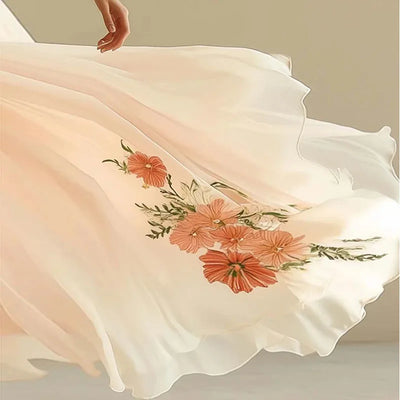 Amelia | Elegant party dresses with V-neckline and high waist