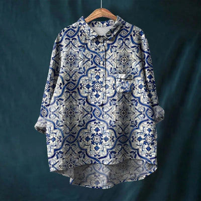 Liesa Elegant Women's Floral Shirt