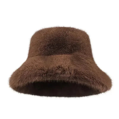 Blush Cloud Faux Fur Hat