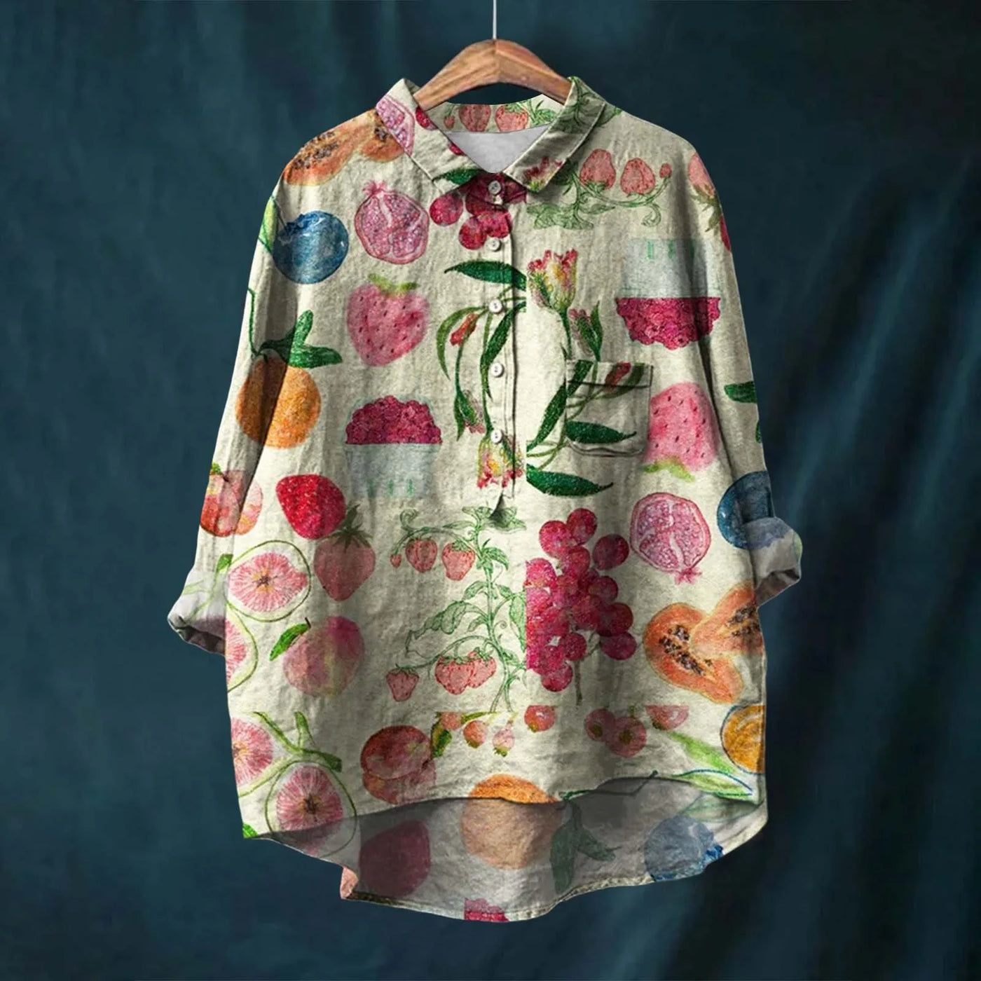 Liesa Elegant Women's Floral Shirt