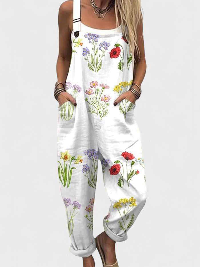 Ida™ | Wildflower Garden Dungarees