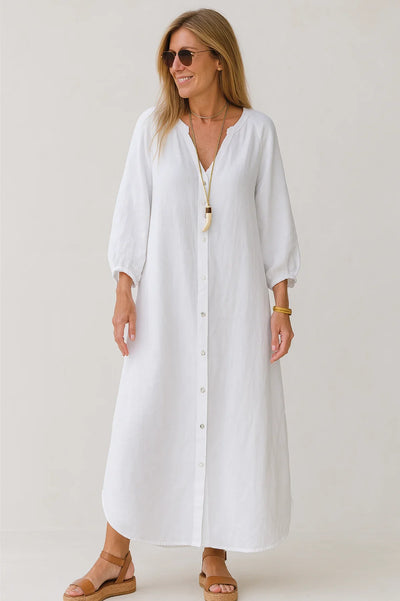 Elise | Beautiful lightweight linen dress