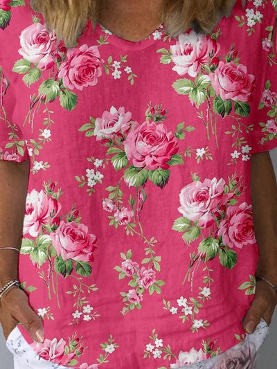 Lisa Artistic Floral Shirt