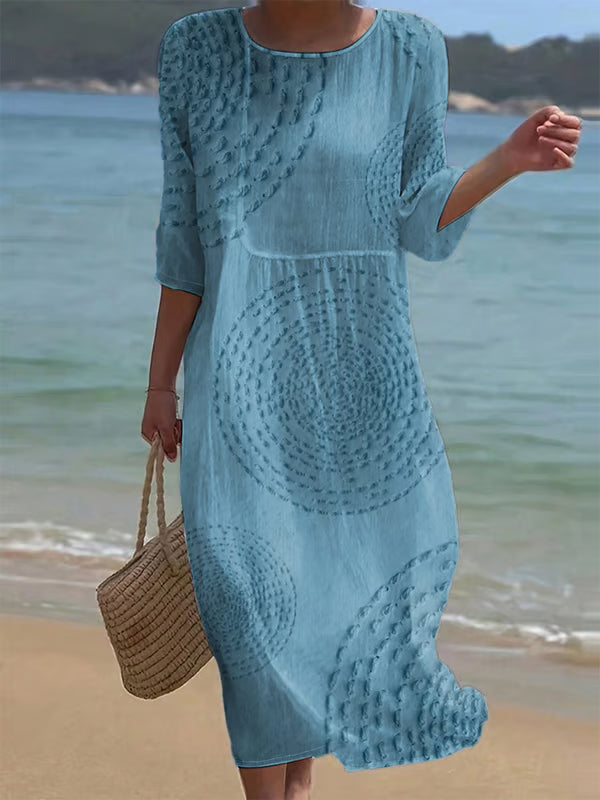 Mira Punto | Summer Dress with Delicate Texture