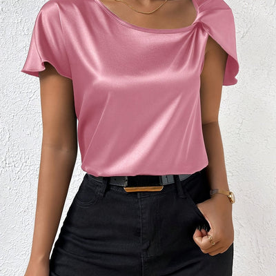 Loretta Trendy Top With Unique Shoulder Detail