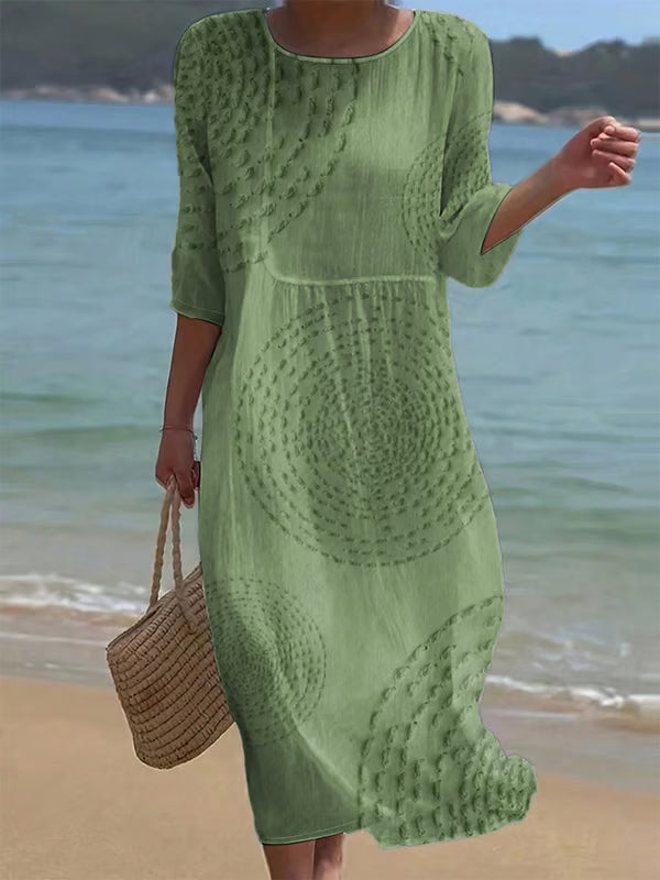 Mira Punto | Summer Dress with Delicate Texture